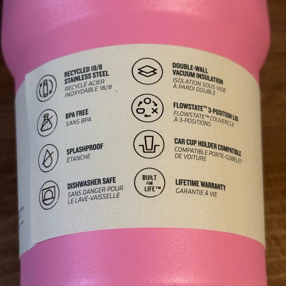 NWT Stanley Quencher H2.0
FlowState 20oz Tumbler
Pink Peony Straw
Cup - Picture 9 of 11